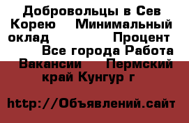 Добровольцы в Сев.Корею. › Минимальный оклад ­ 120 000 › Процент ­ 150 - Все города Работа » Вакансии   . Пермский край,Кунгур г.